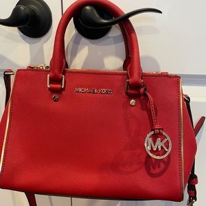 Red Michael Kors Bag